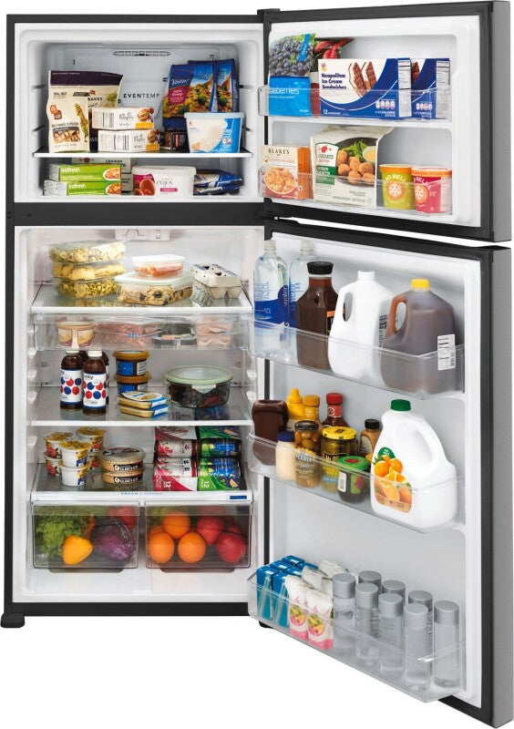 FRIGIDAIRE  20 Cu. Ft. Garage Ready Top Freezer Refrigerator - Stainless Steel (FFTR2045VS)