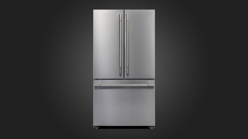 FULGOR MILANO  FULGOR MILANO REFER FRNCH DR 36" CNTR DPTH W/ ICE - Stainless Steel (FM4FBM36SS)
