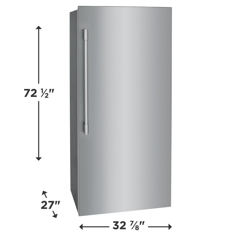 Frigidaire Professional  19 Cu. Ft. Single-Door Refrigerator - Stainless Steel (FPRU19F8WF)