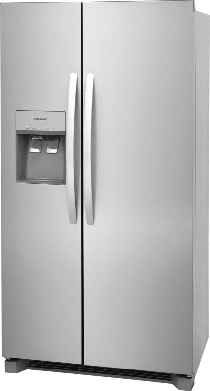 FRIGIDAIRE  22 Cu. Ft. 36" Counter-Depth Side-by-Side Refrigerator - Stainless Steel (FRSC2333AS)