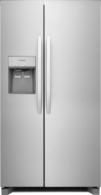 FRIGIDAIRE  22 Cu. Ft. 36" Counter-Depth Side-by-Side Refrigerator - Stainless Steel (FRSC2333AS)