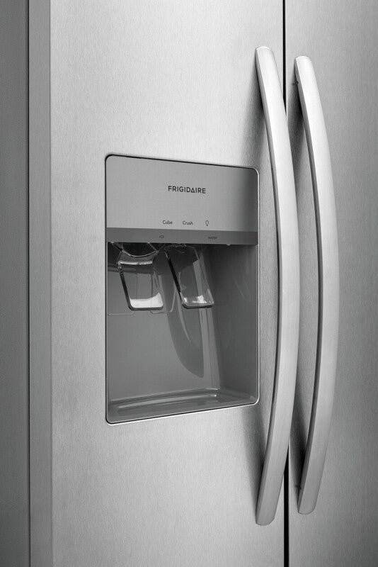 FRIGIDAIRE  22 Cu. Ft. 36" Counter-Depth Side-by-Side Refrigerator - Stainless Steel (FRSC2333AS)