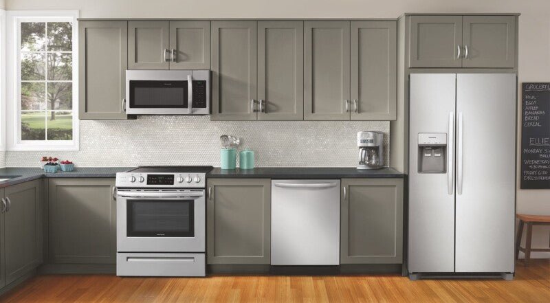FRIGIDAIRE  22 Cu. Ft. 36" Counter-Depth Side-by-Side Refrigerator - Stainless Steel (FRSC2333AS)
