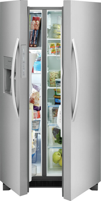 FRIGIDAIRE  22 Cu. Ft. 36" Counter-Depth Side-by-Side Refrigerator - Stainless Steel (FRSC2333AS)