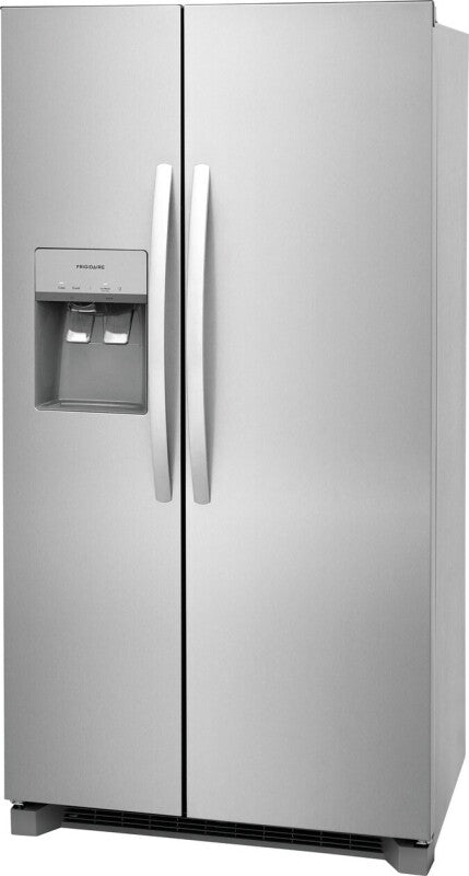 FRIGIDAIRE  22 Cu. Ft. 36" Counter-Depth Side-by-Side Refrigerator - Stainless Steel (FRSC2333AS)