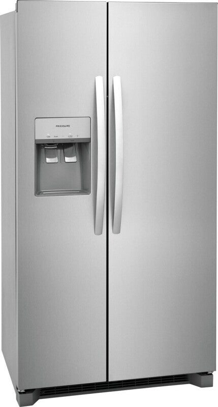 FRIGIDAIRE  22 Cu. Ft. 36" Counter-Depth Side-by-Side Refrigerator - Stainless Steel (FRSC2333AS)