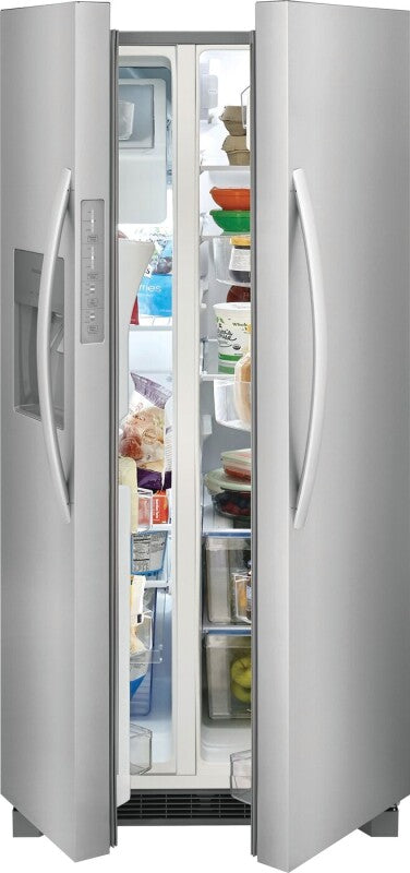 FRIGIDAIRE  22 Cu. Ft. 33" Standard-Depth Side-by-Side Refrigerator - Stainless Steel (FRSS2323AS)