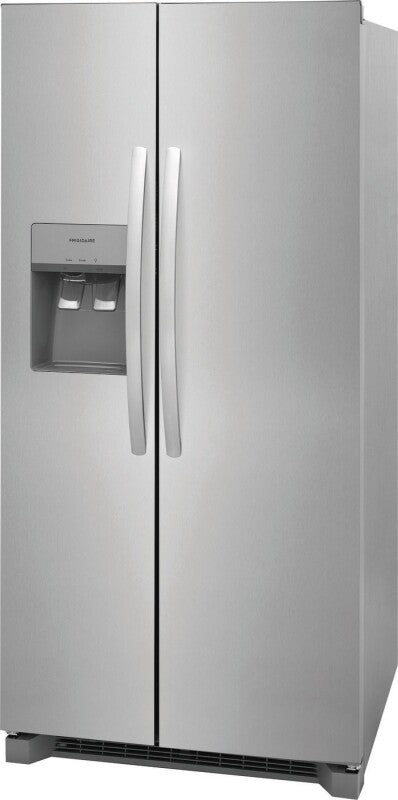 FRIGIDAIRE  22 Cu. Ft. 33" Standard-Depth Side-by-Side Refrigerator - Stainless Steel (FRSS2323AS)