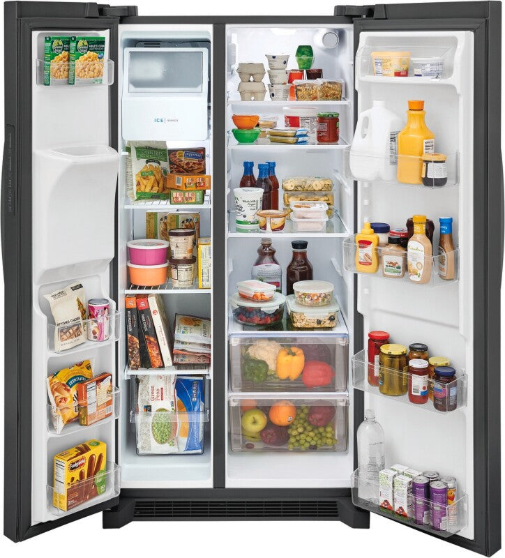 FRIGIDAIRE  26 Cu. Ft. 36" Standard-Depth Side-by-Side Refrigerator - Stainless Steel (FRSS2623AS)