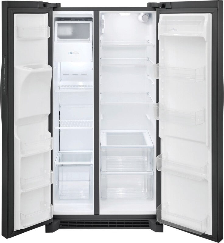 FRIGIDAIRE  26 Cu. Ft. 36" Standard-Depth Side-by-Side Refrigerator - Stainless Steel (FRSS2623AS)