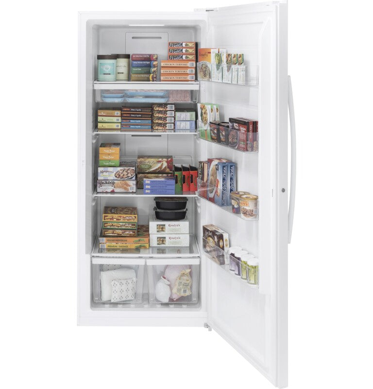 GE  21.3 Cu. Ft. Frost-Free Garage Ready Upright Freezer - White (FUF21DLRWW)