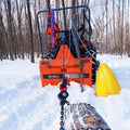 8800lbs 3-Point Hitch Forestry Log Skidding Winch,  200ft Cable Length,  25-60 HP Tractor,  Category 1 Hookup,  FW8800