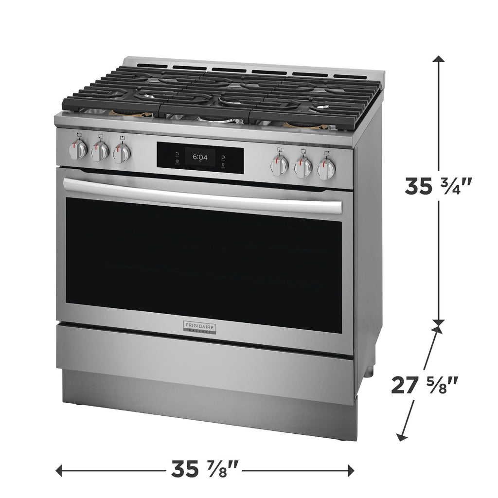 Frigidaire Gallery 36" Gas Range with Air Fry