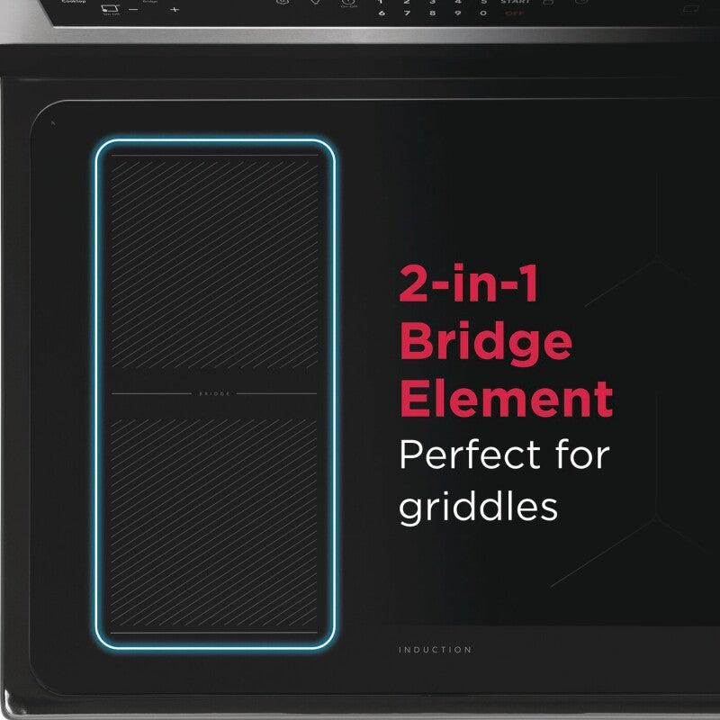 Frigidaire Gallery  30" Freestanding Induction Range with Total Convection - Stainless Steel (GCRI3060BF)