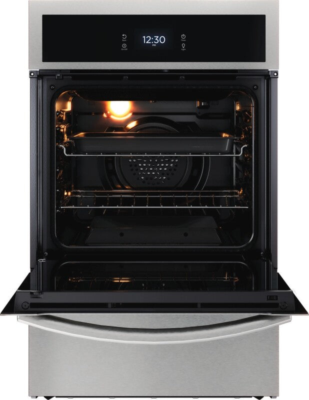 Frigidaire Gallery  24" Single Gas Wall Oven with Air Fry - Stainless Steel (GCWG2438AF)
