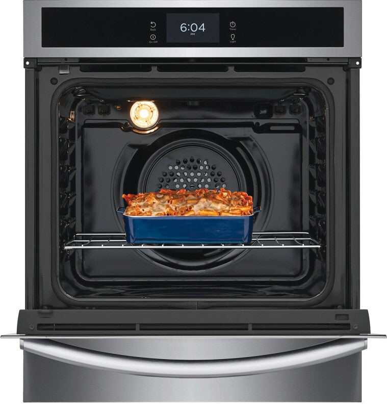 Frigidaire Gallery  24" Single Electric Wall Oven with Air Fry - White (GCWS2438AW)