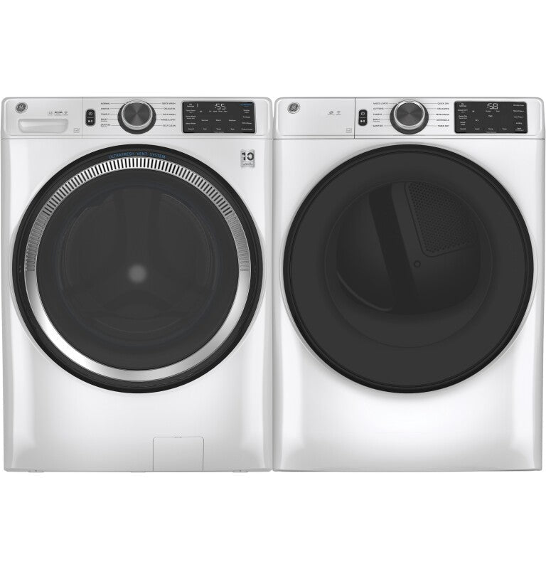 GE  7.8 cu. ft. Capacity Smart Front Load Electric Dryer with Sanitize Cycle - White (GFD55ESSNWW)