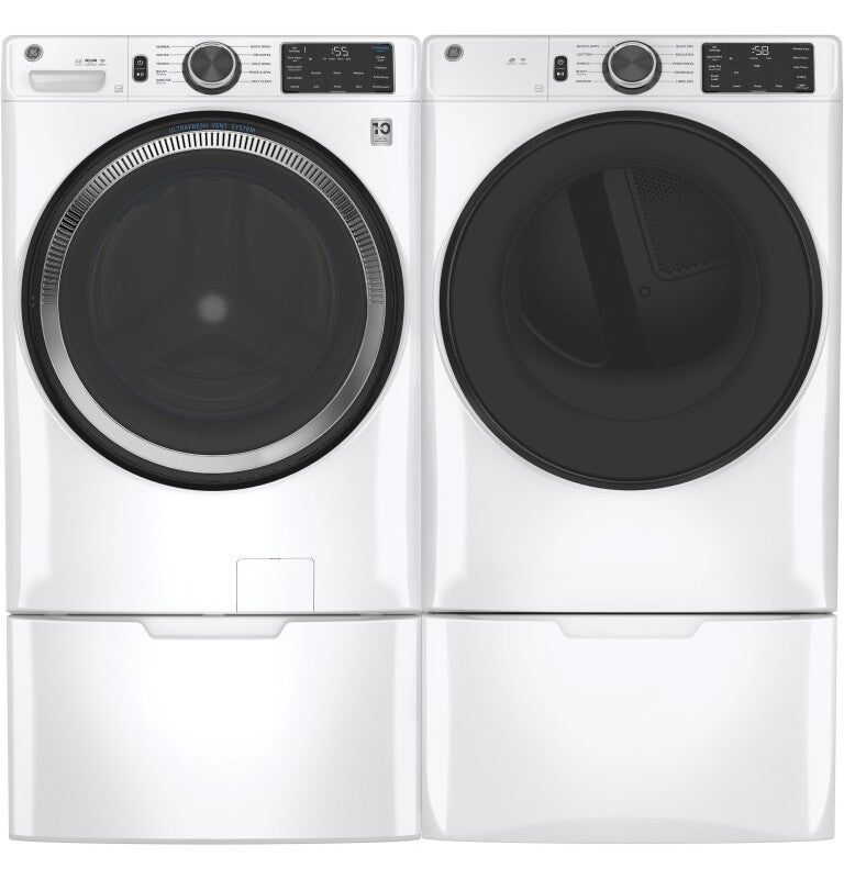 GE  7.8 cu. ft. Capacity Smart Front Load Electric Dryer with Sanitize Cycle - White (GFD55ESSNWW)