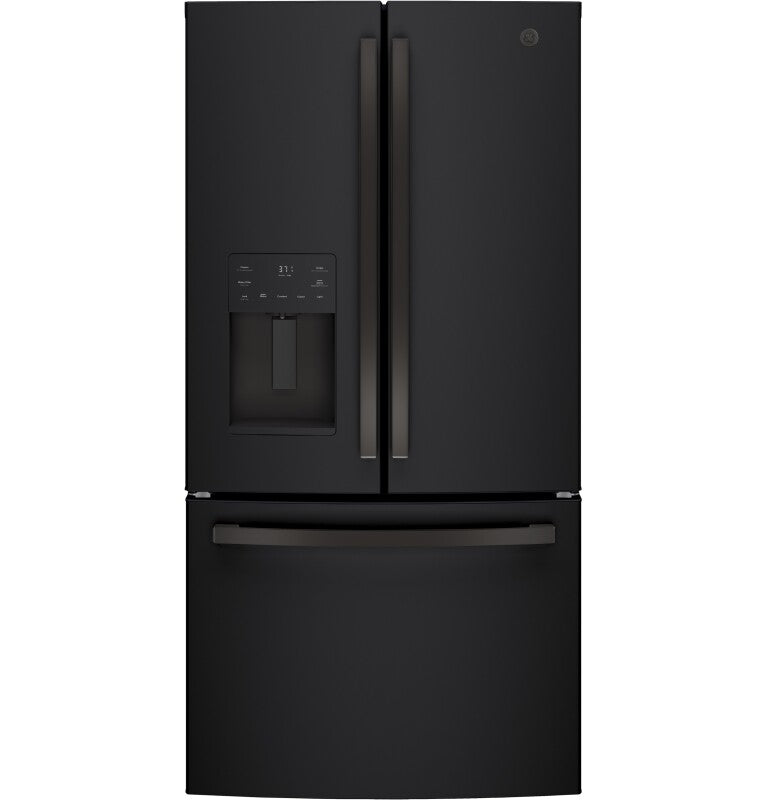 GE  25.7 Cu. Ft. French-Door Refrigerator - Fingerprint Resistant Black Slate (GFE26JEMDS)