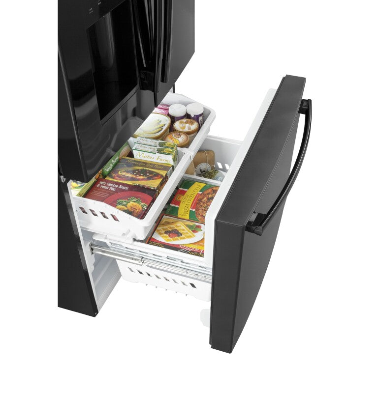 GE  25.7 Cu. Ft. French-Door Refrigerator - Black (GFE26JGMBB)