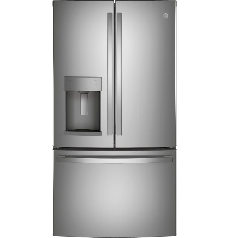GE  27.7 Cu. Ft. Fingerprint Resistant French-Door Refrigerator - Fingerprint Resistant Stainless Steel (GFE28GYNFS)