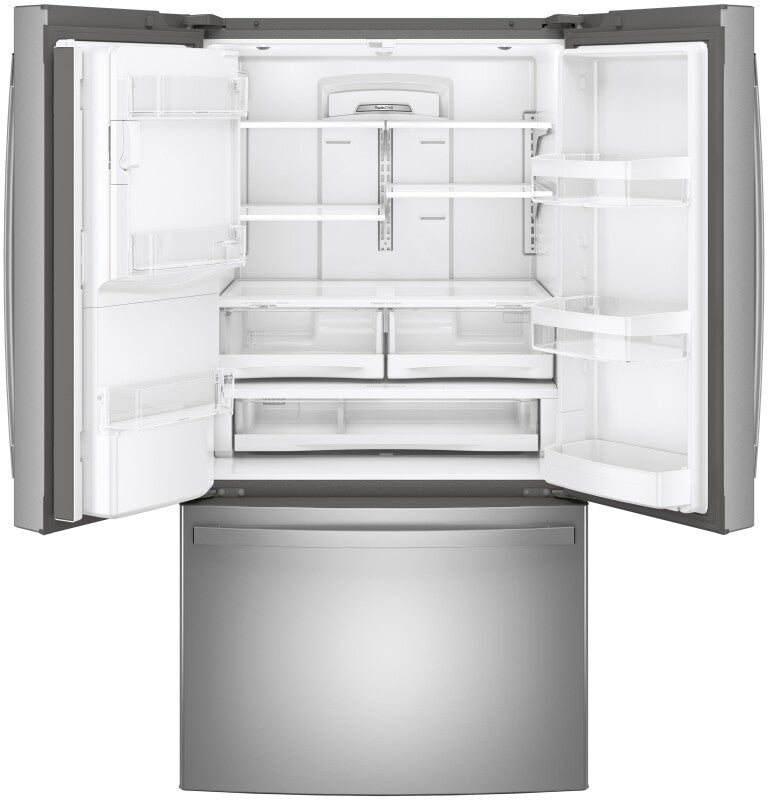 GE  27.7 Cu. Ft. Fingerprint Resistant French-Door Refrigerator - Fingerprint Resistant Stainless Steel (GFE28GYNFS)
