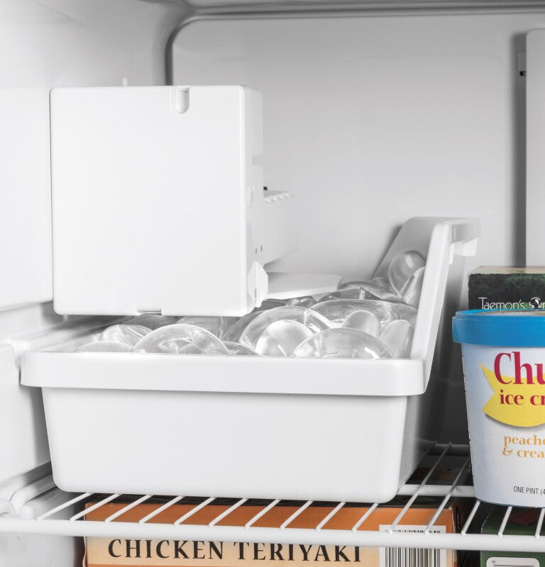 GE 28-Inch 17.5 Cu. Ft. Top-Freezer Refrigerator - White (GIE18DTNRWW)