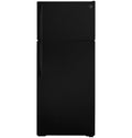 GE 28-Inch 17.5 Cu. Ft. Top-Freezer Refrigerator - Black (GIE18GTNRBB)