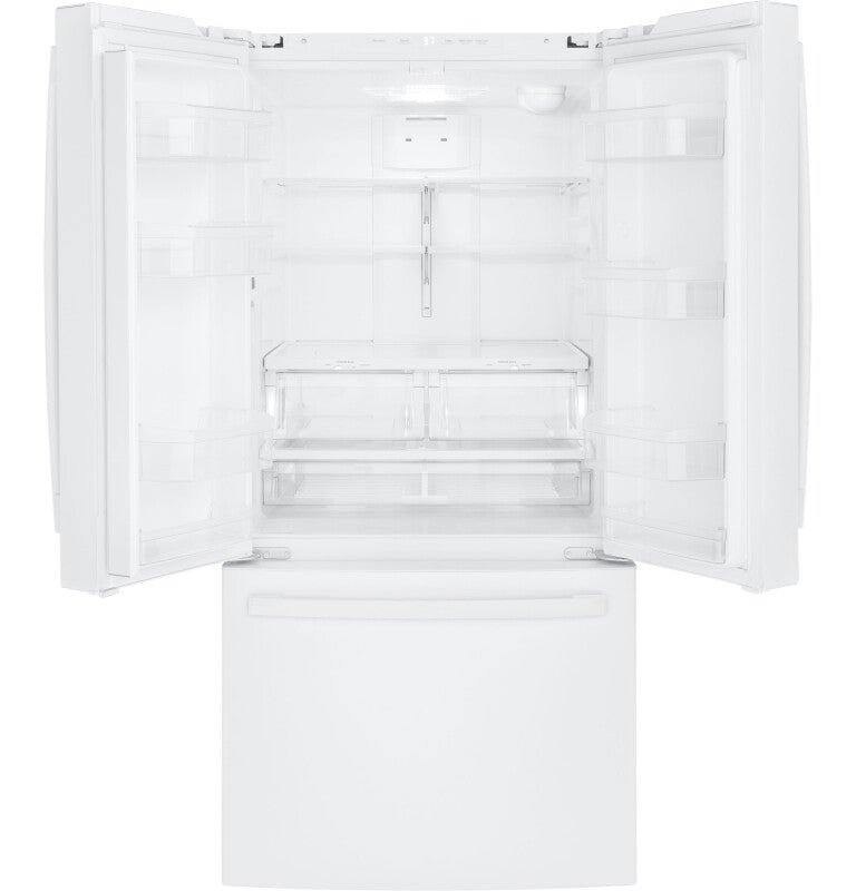 GE  24.7 Cu. Ft. French-Door Refrigerator - White (GNE25JGKWW)