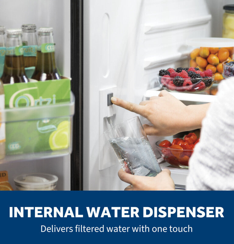 GE  24.7 Cu. Ft. French-Door Refrigerator - Fingerprint Resistant Slate (GNE25JMKES)