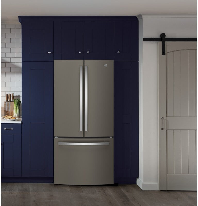 GE  24.7 Cu. Ft. French-Door Refrigerator - Fingerprint Resistant Slate (GNE25JMKES)