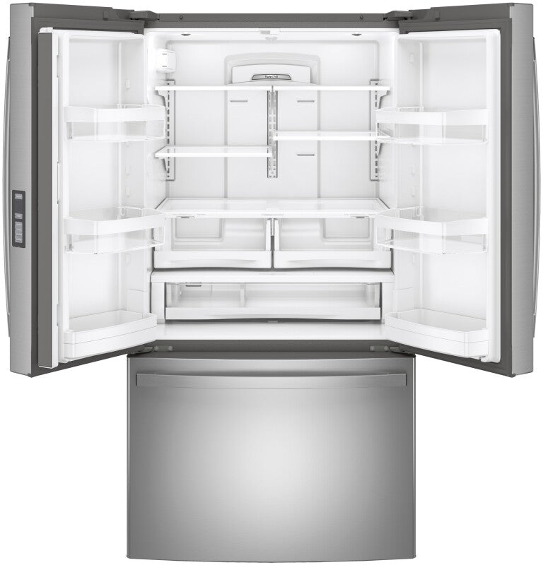 GE  28.7 Cu. Ft. Fingerprint Resistant French-Door Refrigerator - Fingerprint Resistant Stainless Steel (GNE29GYNFS)