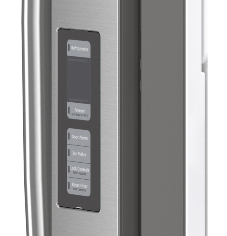 GE  28.7 Cu. Ft. Fingerprint Resistant French-Door Refrigerator - Fingerprint Resistant Stainless Steel (GNE29GYNFS)