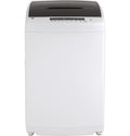 GE  Space-Saving 2.8 cu. ft. Capacity Stationary Washer with Stainless Steel Basket - White (GNW128SSMWW)