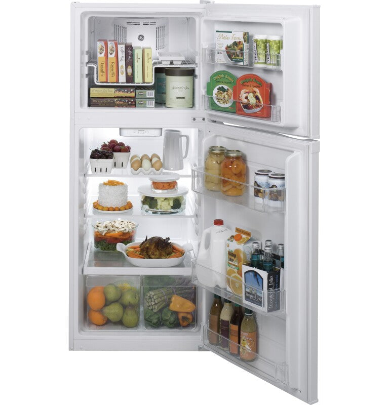GE  11.6 cu. ft. Top-Freezer Refrigerator - White (GPE12FGKWW)