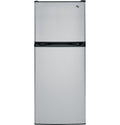 GE 24-Inch 11.6 cu. ft. Top-Freezer Refrigerator - Stainless Steel (GPE12FSKSB)