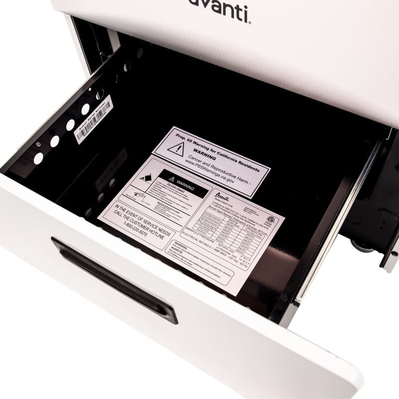AVANTI  AVANTI RANGE GAS 20" W/ WINDOW - White (GR2011CW)