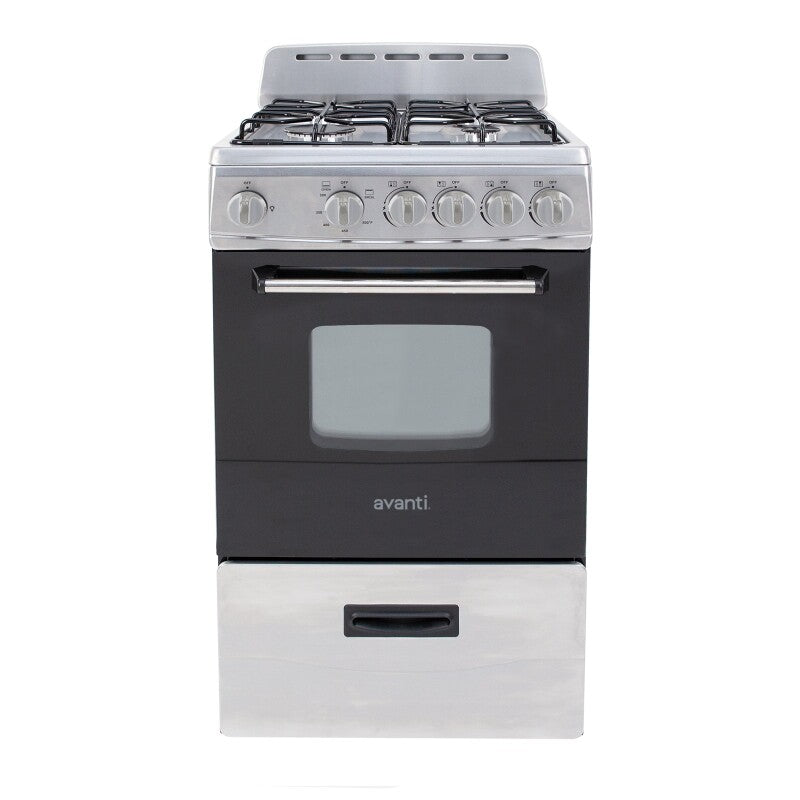 AVANTI  AVANTI RANGE GAS 20" W/ WINDOW - White (GR2011CW)
