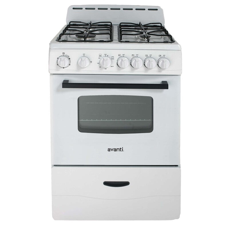 AVANTI  AVANTI RANGE GAS 24" - Stainless Steel (GR2416CSS)