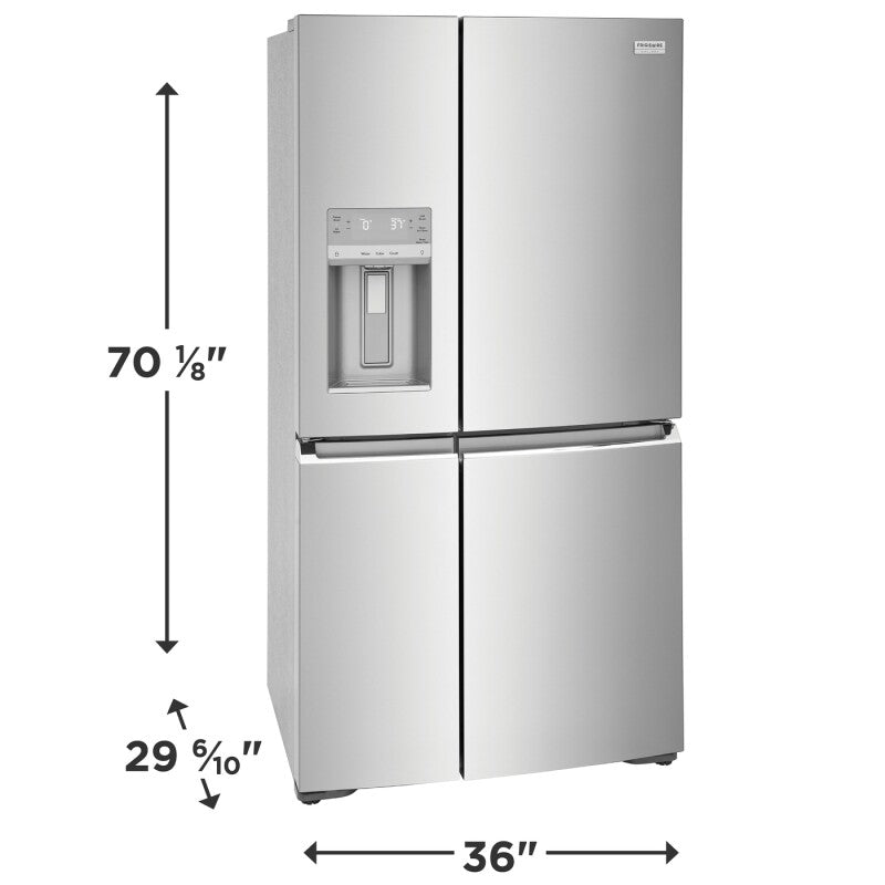 Frigidaire Gallery  22 Cu. Ft. Counter-Depth 4-Door Refrigerator - Stainless Steel (GRQC2255BF)