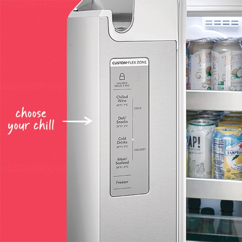 Frigidaire Gallery  22 Cu. Ft. Counter-Depth 4-Door Refrigerator - Stainless Steel (GRQC2255BF)