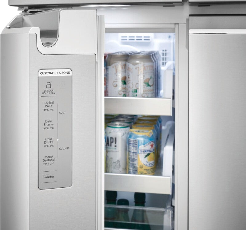 Frigidaire Gallery  22 Cu. Ft. Counter-Depth 4-Door Refrigerator - Stainless Steel (GRQC2255BF)