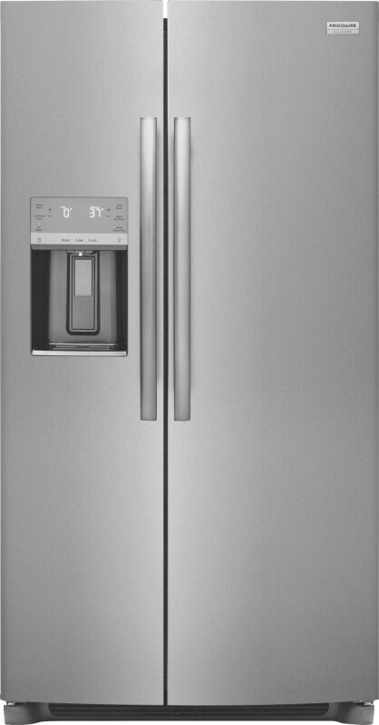 Frigidaire Gallery  22 Cu. Ft. 36" Counter-Depth Side-by-Side Refrigerator - Stainless Steel (GRSC2352AF)