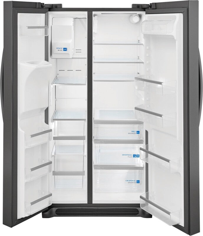 Frigidaire Gallery  26 Cu. Ft. 36" Standard-Depth Side-by-Side Refrigerator - Stainless Steel (GRSS2652AF)