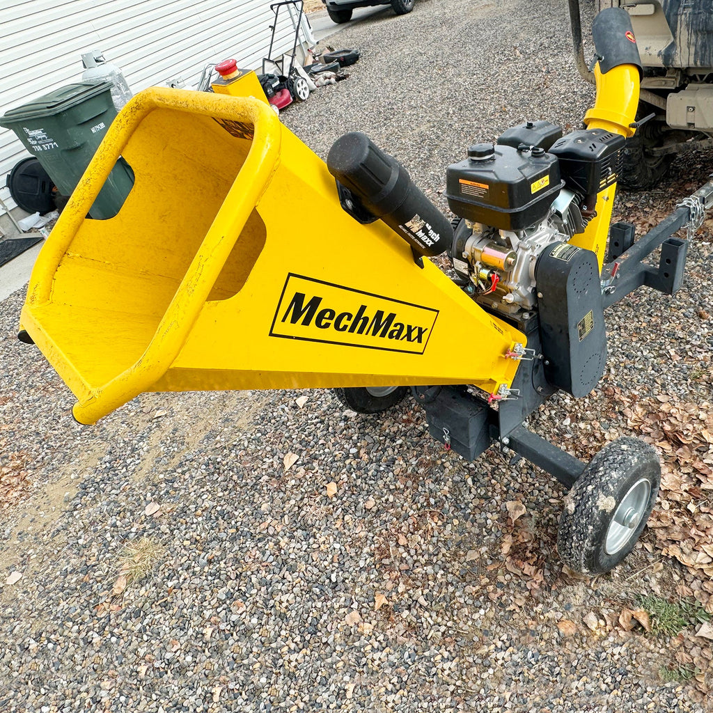 5 inch E-start DUCAR 420cc Gasoline Engine Powered Wood Chipper,  GS1500