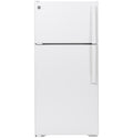 GE 28-Inch 15.6 Cu. Ft. Top-Freezer Refrigerator - White (GTE16DTNLWW)
