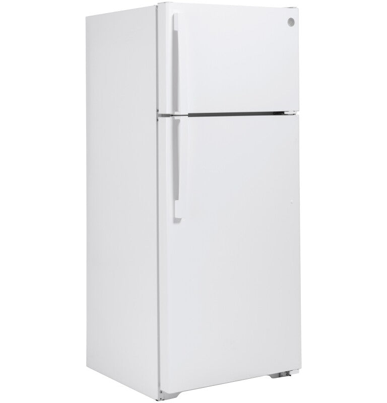 GE 28-Inch 17.5 Cu. Ft. Top-Freezer Refrigerator - White (GTE18GTNRWW)