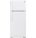 GE 28-Inch 17.5 Cu. Ft. Top-Freezer Refrigerator - White (GTS18GTNRWW)