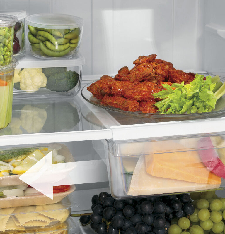 GE 28-Inch 17.5 Cu. Ft. Top-Freezer Refrigerator - White (GTS18HGNRWW)