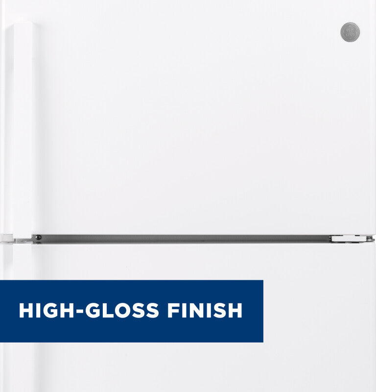 GE 32.8-Inch 21.9 Cu. Ft. Garage Ready Top-Freezer Refrigerator - White (GTS22KGNRWW)